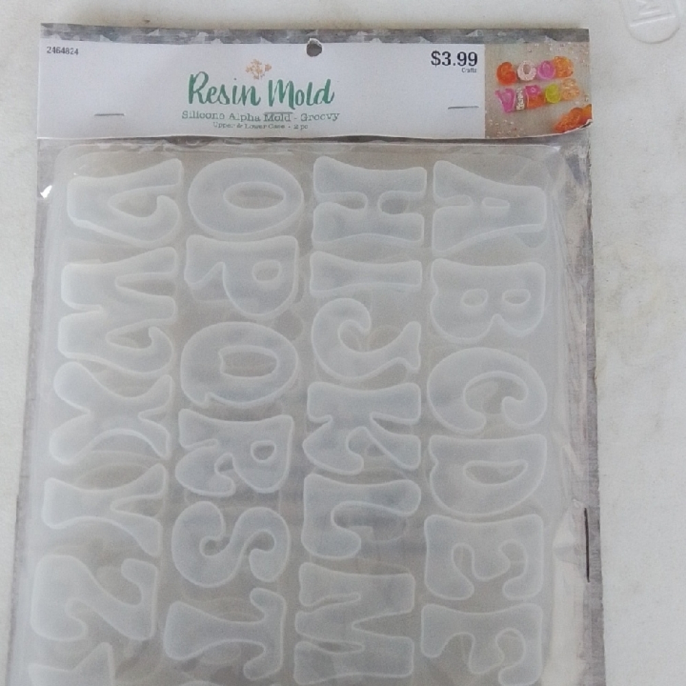 Alphabet Silicone Resin Mold